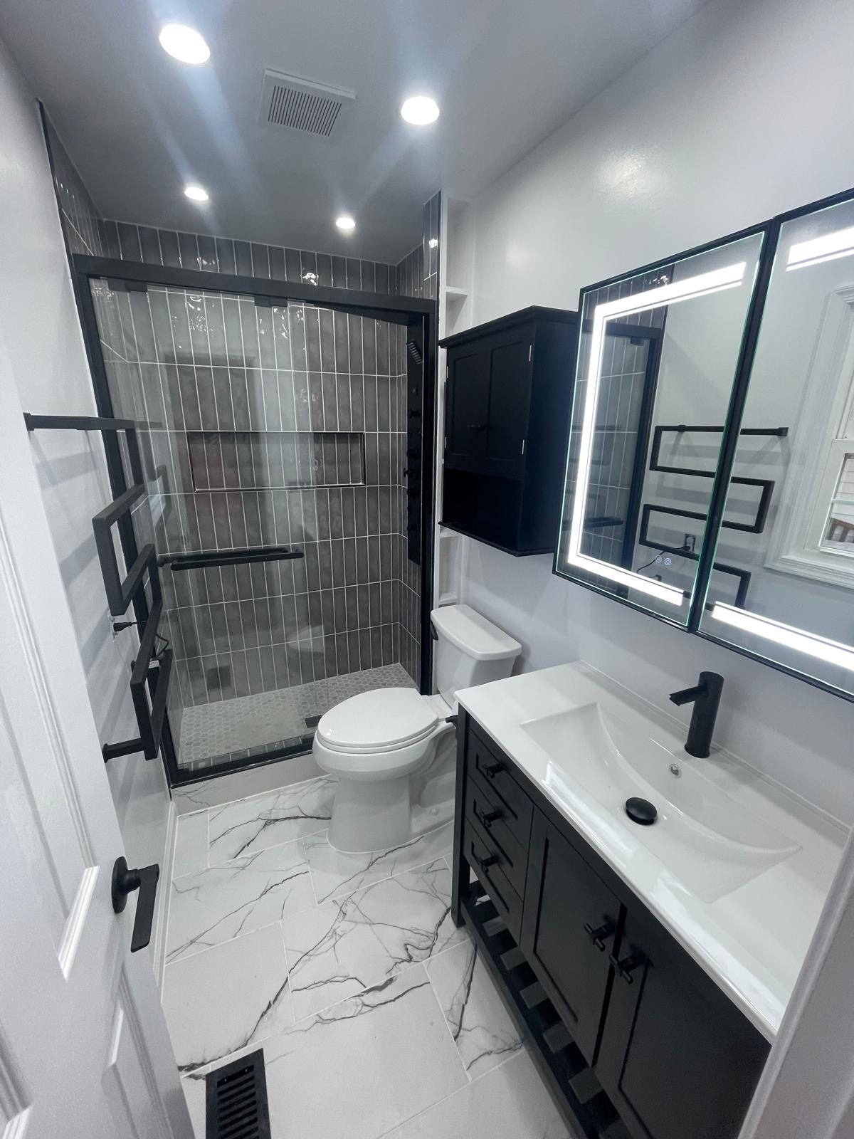 Custom bathroom design Maryland