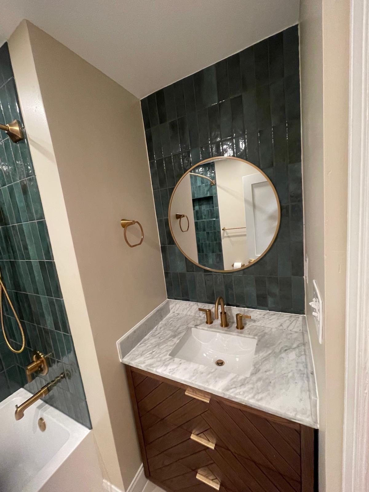 Bathroom remodel by S&K Contracting