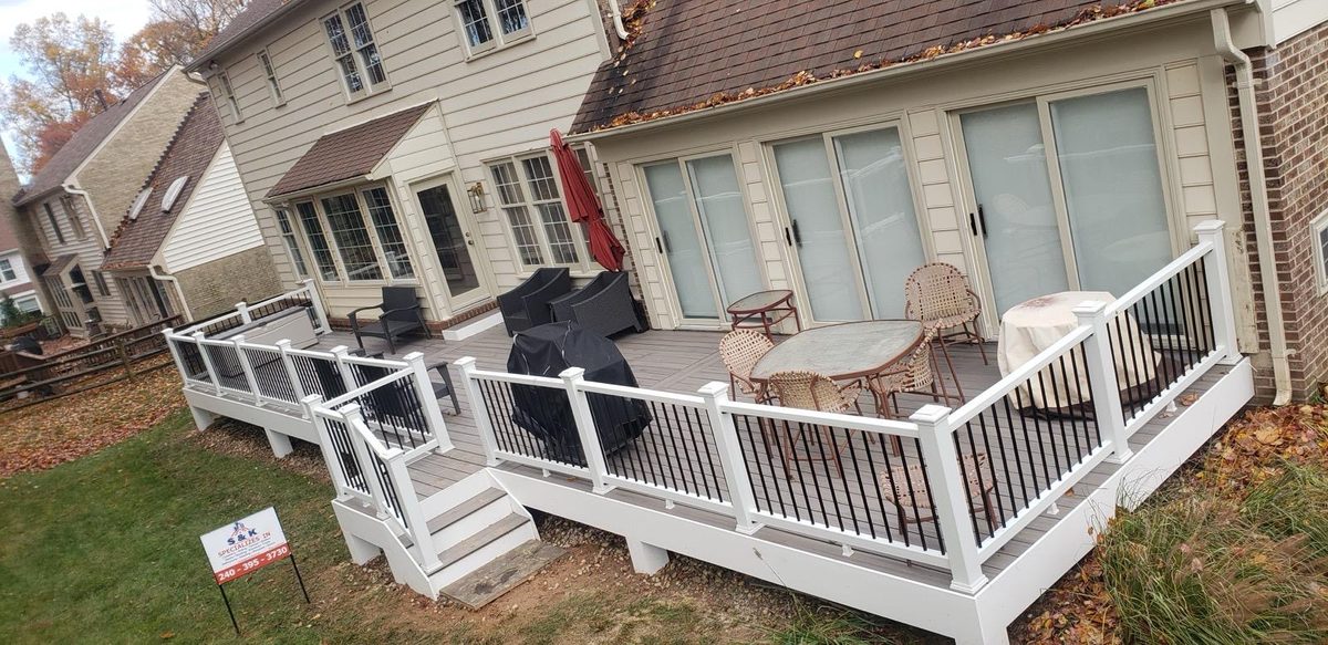 Porch project by S&K Contracting