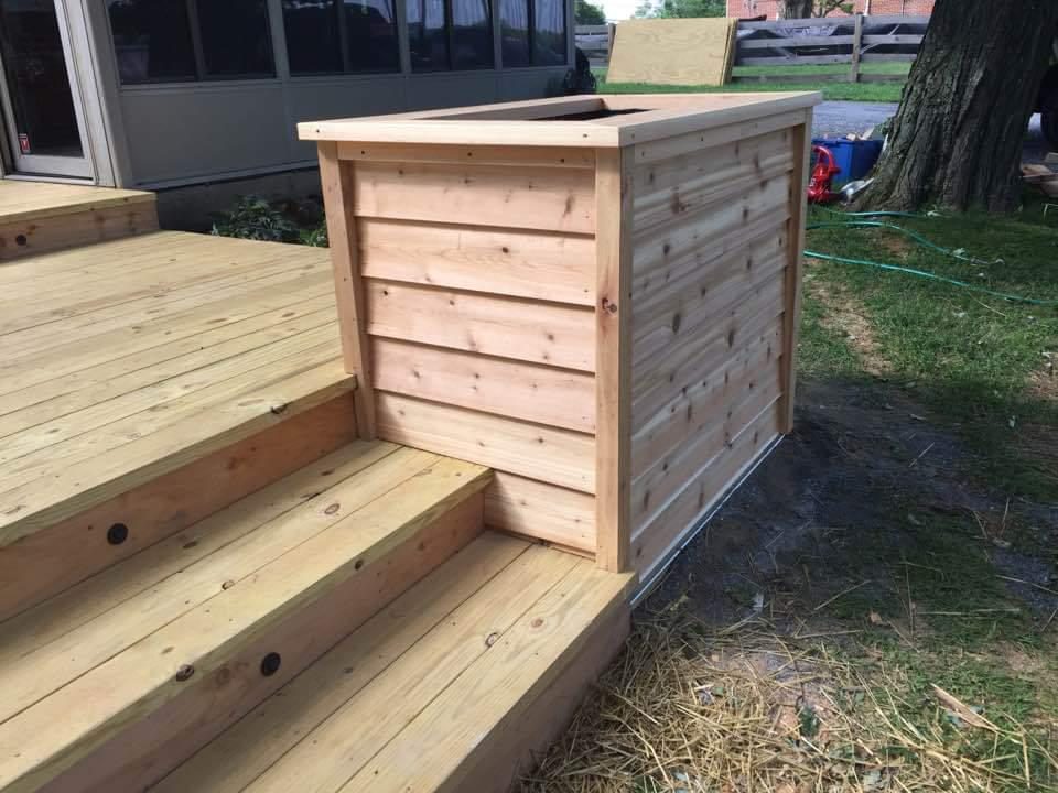Custom deck build Maryland